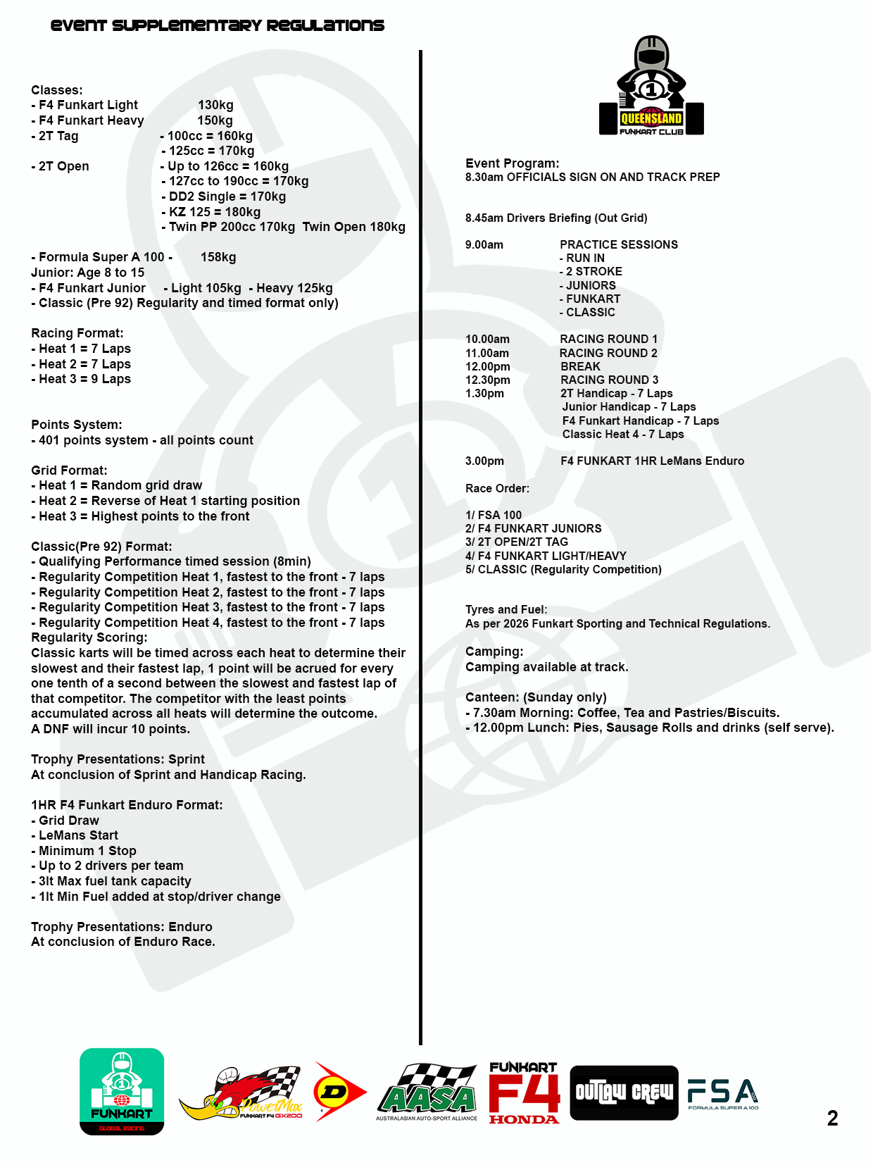 Funkart Gold Cup Series Rd2 Sun July 12th: Cooloola - Image 3